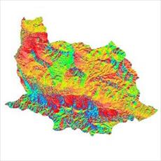 Slope raster map city of Marand