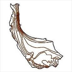 Isotherms contour map of Gilan