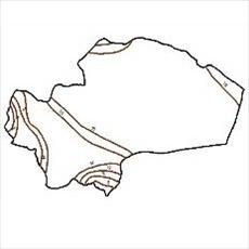 Isotherms contour map of Qom