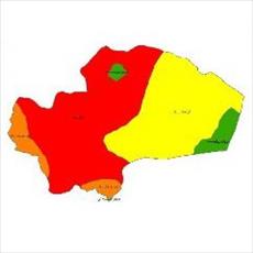 Climate classes map of Qom