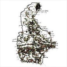 SHAPE file villages in Sistan and Baluchestan