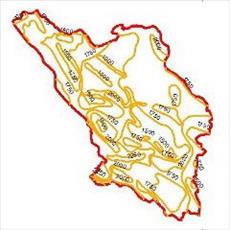 The evaporation curves map Chaharmahal and Bakhtiari